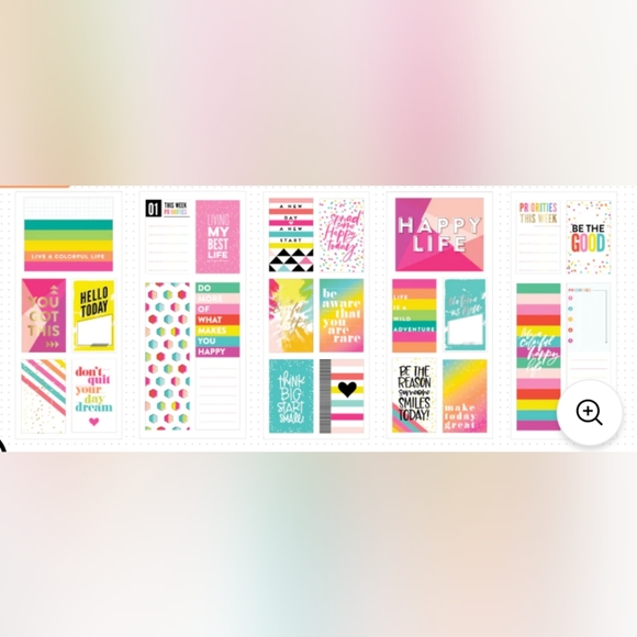The Happy Planner, Journaling Flip Stickers - Brights - Picture 2 of 4